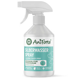Produktbild von AniForte Silberwasser Fellspray zur Hautpflege für Hund Katze und Pferd 250 ml