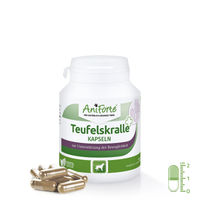 Produktbild von AniForte Teufelskralle Gelenk Kapseln für Hunde 100 Stück Naturprodukt