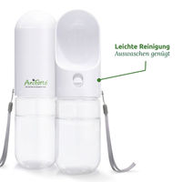 Produktbild von AniForte Wassernapf aus Kunststoff in Transparent für alle Größen - 400 ml