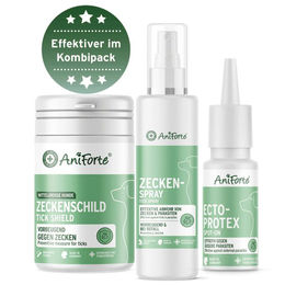 Produktbild von AniForte Zecken Set L gegen Zecken Flöhe und Milben
