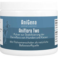 Produktbild von AniGena Aniflora Two Probiotika Pulver für Magen-Darm-Gesundheit für alle Hunde und Katzen 125g