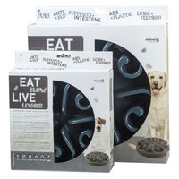 Produktbild von Animal Care Eat Slow Feeder Schüssel für kleine und mittelgroße Hunde Grau 21cm