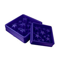 Produktbild von Animal Care Eat Slow Live Longer Anti-Schlingnapf Star für Hunde Blau Kunststoff 20 x 20 cm