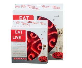 Animal Care Eat Slow Live Longer Original Feeder Anti Kauen Futternapf für Hunde in Blau Größe L – Bild 1 von 3