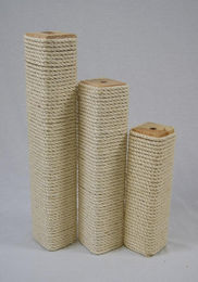 animal-design Vollholz Sisal Ersatzstamm für Kratzbäume 50 cm x 9 x 9 cm – Bild 1 von 1