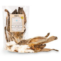 Produktbild von Animal House Natürlicher Barf Hundesnack Kaninchenohren mit Fell getreidefrei