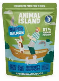 Animal Island Hundetrockenfutter Lachs Kabeljau Scholle Schwein ohne Zusatzstoffe 1 kg – Bild 1 von 1