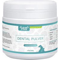 Produktbild von Animal Pro Dental Pulver zur Zahnpflege für Hund und Katze aller Altersstufen 100g
