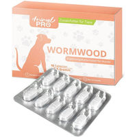 Produktbild von Animal Pro Wormwood Pflanzliche Hunde Tabletten zur Unterstützung von Magen-Darm und Verdauung für alle Altersstufen und Größen