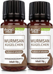 Animal Pro Wurmsan Globuli zur Verdauungshilfe für Hunde und Katzen aller Altersstufen und Größen – Bild 1 von 4