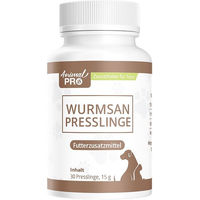 Produktbild von Animal Pro Wurmsan Presslinge für Hunde und Katzen für alle Altersstufen 15 Stück
