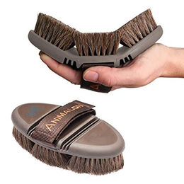 Animalon CareFlex Rosshaar-Kardätsche Pferde-Bürste Braun – Bild 1 von 6
