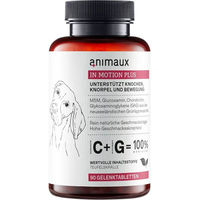 Produktbild von Animaux In Motion Plus Gelenktabletten für Hunde Senior glutenfrei mit Glucosamin Chondroitin MSM und Grünlippmuschel 90 Stück