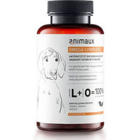 Produktbild von animaux Omega Complete Kautabletten mit Lachs für Hunde zur Unterstützung von Haut, Fell und Immunsystem 50 Stück