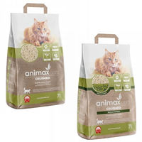 Produktbild von Animax Premium Katzenstreu aus Holzfasern Grüner Tee 14L Set - 2 x 7 l