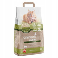 Produktbild von Animax Premium Katzenstreu aus Holzfasern Grüner Tee 7L klumpend und staubfrei - 7 l