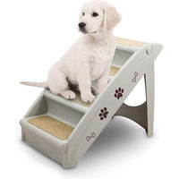 Produktbild von Animel Haustiertreppe für Hunde 4 Stufen aus Kunststoff in Grau