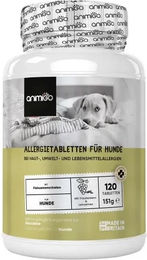animigo Allergiehilfe für Hunde mit Huhn Geschmack - 120 Tabletten zur Unterstützung bei Haut- und Fellproblemen sowie Allergien - Hypoallergen – Bild 1 von 5