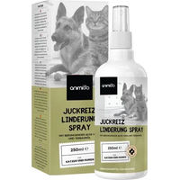 Produktbild von animigo Anti Juckreiz Fellspray zur Hautpflege für Hunde und Katzen mit Aloe Vera und Teebaumöl 250ml - 250 ml