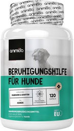 Produktbild von Animigo Beruhigungshilfe für Hunde Nahrungsergänzung mit Zitronenmelisse und Ashwagandha 120 Kapseln
