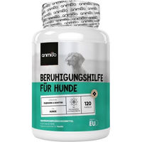 Produktbild von Animigo Beruhigungshilfe für Hunde Nahrungsergänzung mit Zitronenmelisse und Ashwagandha 120 Kapseln