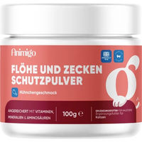 Produktbild von Animigo Floh- und Zeckenschutz Pulver für Katzen mit Hühngeschmack 100 g