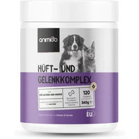 Produktbild von animigo Hüft- und Gelenkkomplex Soft Chews mit MSM, Kurkuma, Glucosamin, Hyaluronsäure und Chondroitin für Hunde und Katzen 120 Stück