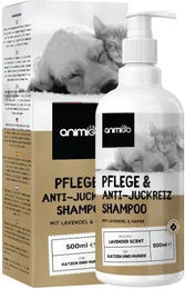 animigo Hundeshampoo und Katzenshampoo zur Pflege bei Juckreiz und trockener Haut 500 ml - 500 ml – Bild 1 von 6
