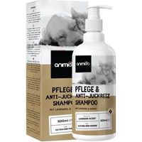 Produktbild von animigo Hundeshampoo und Katzenshampoo zur Pflege bei Juckreiz und trockener Haut 500 ml - 500 ml