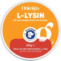 Produktbild von animigo L-Lysin Pulver zur Immunstärkung für Hunde 250 g