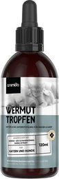 Animigo Wormwood Advanced Entwurmung Tropfen für Hunde und Katzen 120ml mit Wermut und Schwarzkümmel - 120 ml – Bild 1 von 7