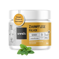 Produktbild von Animigo Zahnsteinentferner Pulver für Hunde und Katzen mit Seetang und Pfefferminz 350g - 350 g