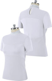 Animo Britney 24S Turniershirt Damen Weiß mit Strass aus Polyester Größe 38 – Bild 1 von 1