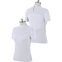 Produktbild von Animo Britney 24S Turniershirt Damen Weiß mit Strass aus Polyester Größe 38