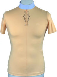 Produktbild von Animo Reit-Poloshirt Baila 23T Unisex Gelb Beige Größe 42