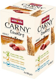 Produktbild von Animonda Carny Adult Country Heimat-Vielfalt Hundefutter Pouch 24x100g