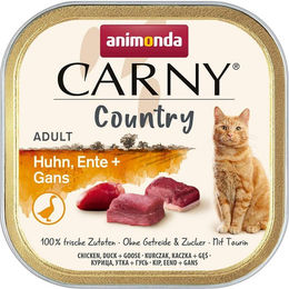 animonda Carny Adult Country Hundefutter Huhn Ente Gans 32x100g – Bild 1 von 2