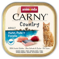 Produktbild von animonda Carny Adult Hundefutter Huhn Pute und Forelle 32x100g