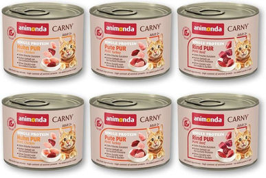 Produktbild von Animonda Carny Adult Hundefutter Monoprotein 24x200g