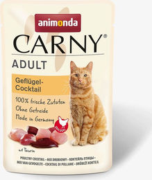 Animonda Carny Adult Katzen Nassfutter Geflügel-Cocktail Getreidefrei Ohne Zucker 12 x 85g - 12 x 85 g – Bild 1 von 3