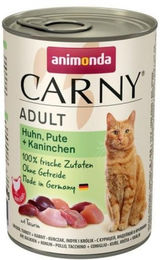 Animonda Carny Adult Katzen Nassfutter Huhn Pute und Kaninchen Stückchen in Sauce getreidefrei 6 x 400 g - 6 x 400 g – Bild 1 von 7