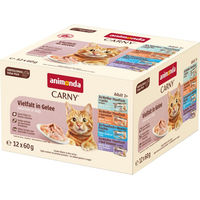 Produktbild von animonda Carny Adult Katzen Nassfutter Mixpaket 24 x 60 g Getreidefrei mit Fisch in Gelee