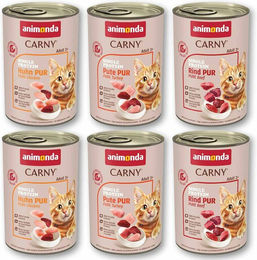 Produktbild von Animonda Carny Adult Katzen Nassfutter Monoprotein 12x400g
