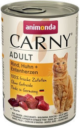 Animonda Carny Adult Katzen Nassfutter Rind Huhn Ente in Sauce 6 x 400 g - 6 x 400 g – Bild 1 von 9