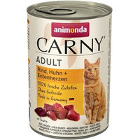 Produktbild von Animonda Carny Adult Katzen Nassfutter Rind Huhn Ente in Sauce 6 x 400 g - 6 x 400 g