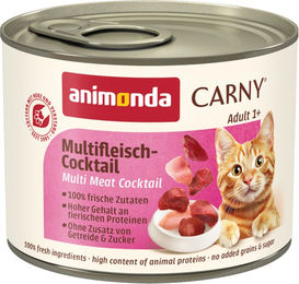 Animonda Carny Adult Katzenfutter Stückchen in Sauce Multifleisch-Cocktail getreidefrei 6 x 200 g - 6 x 200 g – Bild 1 von 4