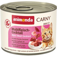 Produktbild von Animonda Carny Adult Katzenfutter Stückchen in Sauce Multifleisch-Cocktail getreidefrei 6 x 200 g - 6 x 200 g