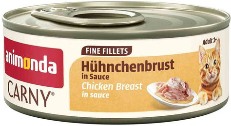 animonda Carny Adult Nassfutter Hühnchenbrust in Sauce 12x 60g für Hunde – Bild 1 von 1