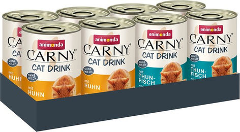Animonda Carny Cat Drink Mixpack Adult Huhn und Thunfisch 8 x 140 ml - 8 x 140 ml – Bild 1 von 7