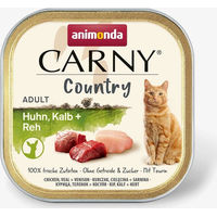 Produktbild von Animonda Carny Country Katzen Nassfutter Adult Huhn Kalb Wild 32 x 100 g getreidefrei ohne Zucker - 32 x 100 g
